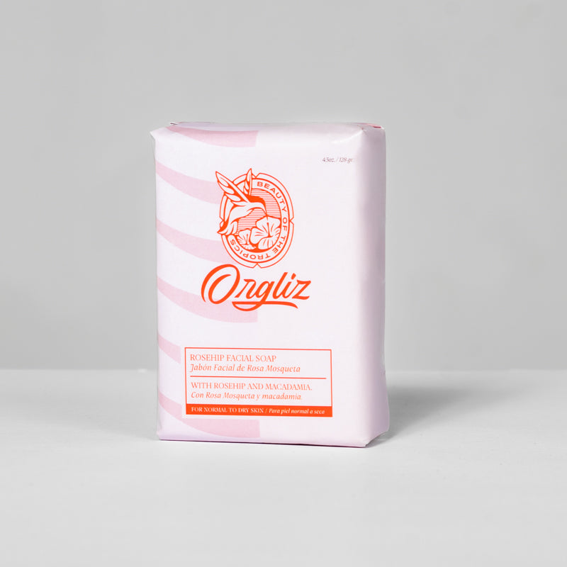 Jabón Facial Rosa Mosqueta con Macadamia